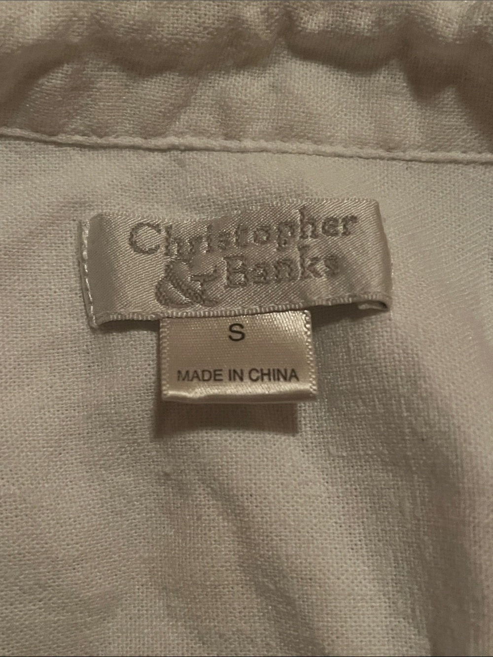 Christopher & Banks button down - Picture 2 of 4